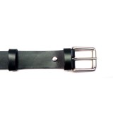 Boucle de ceinture 3 cm n°34 ceinture en cuir collet bovin 3 cm noir artisan Voyageur