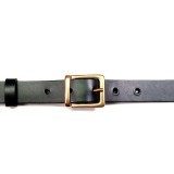 Boucle solid brass 25 mm laiton massif ceinture cuir Voyageur