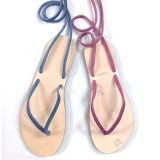 Sandales cuir artisanales françaises sur mesure coloris au choix 