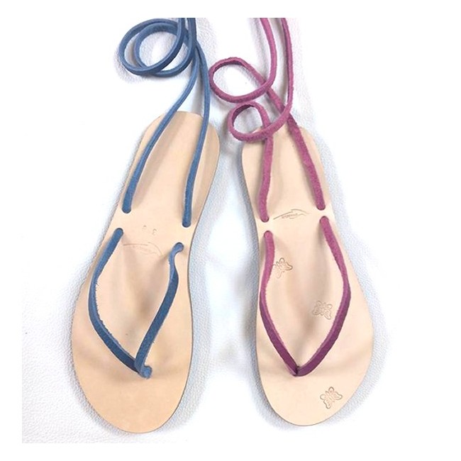Sandales cuir artisanales françaises sur mesure coloris au choix 