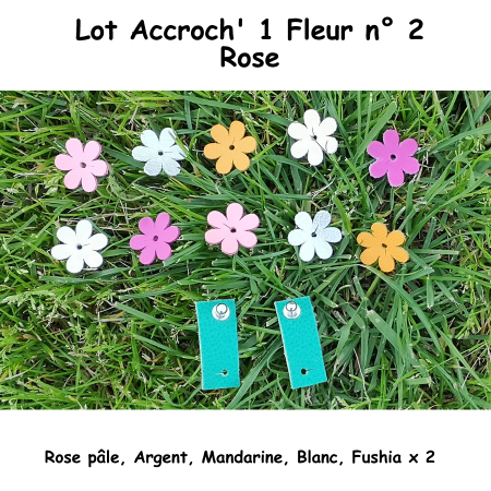 Pack 2 Accroch' 1 Fleur et ses 10 Fleurs n°2